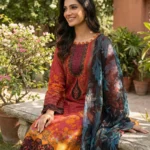 Premium MORJA Unstiched Embrodered Collection -4001 - Image 3