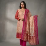 Guljee D1000- Premium Full Body Embroidered Cotton Three Piece(Unstiched) - Image 3