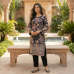 AFROZEH854 -Luxury Embrodery Cotton Three Piece (Unstiched) - Image 5